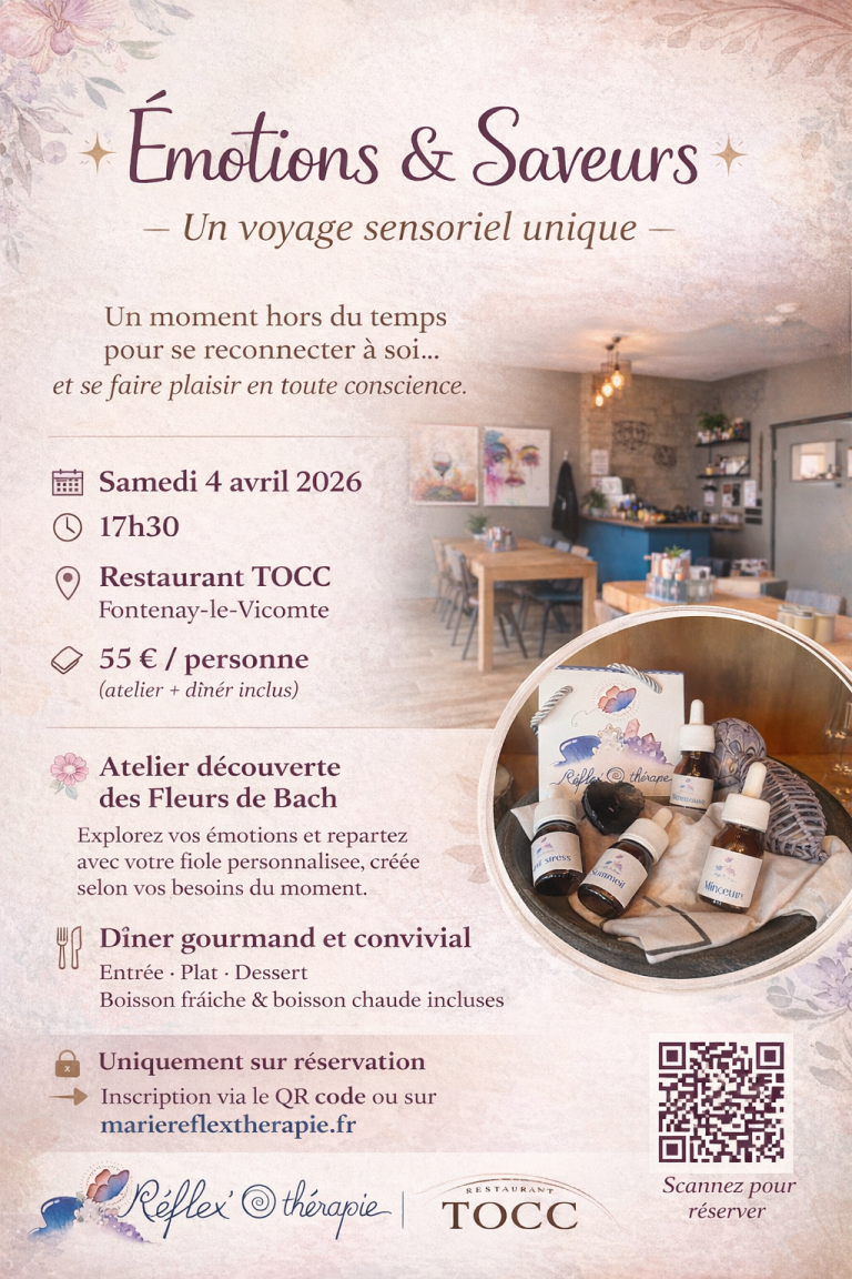 fleurs de Bach, émotions, dégustation